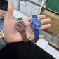 Mens Luxury Sports Wristwatch Stylish Design With Durable Silicone Strap